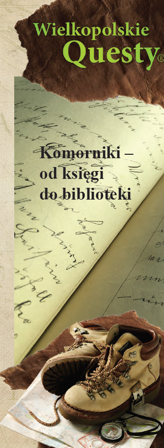 u dołu zdjęcia buty, kompas i mapa na tle starodruku.