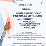 Konkurs na plakat propagujący czytelnictwo